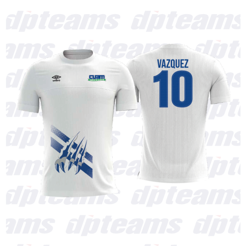 JERSEY FUTBOL DAMA BLANCO