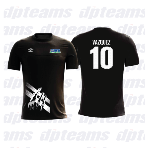 JERSEY FUTBOL DAMA NEGRO