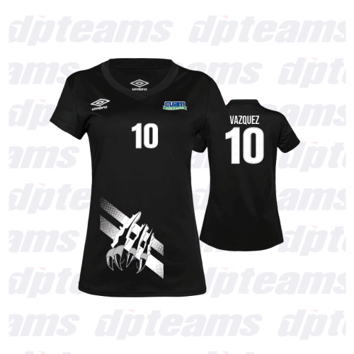 JERSEY VOLLEY DAMA NEGRO