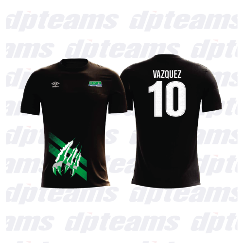 JERSEY FUTBOL DAMA NEGRO