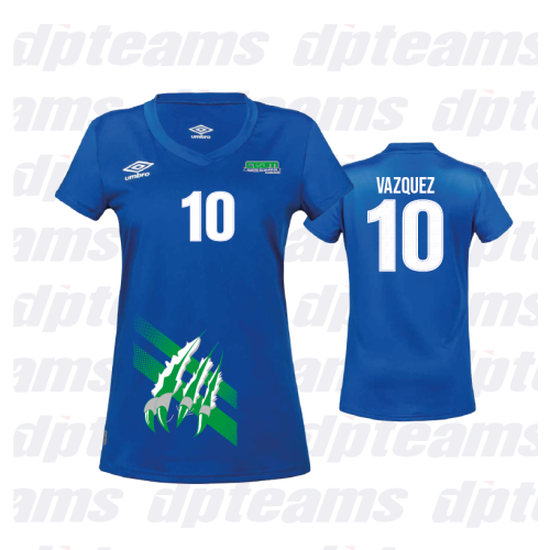 JERSEY VOLLEY DAMA AZUL REY