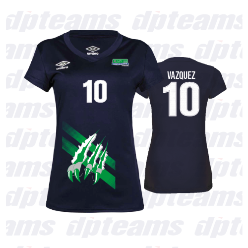 JERSEY VOLLEY DAMA AZUL MARINO
