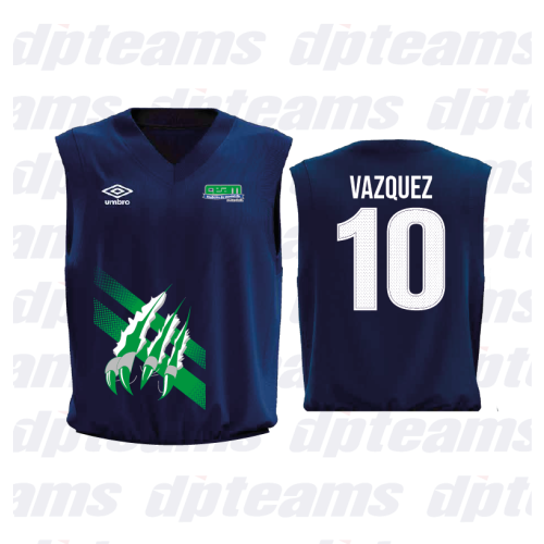 JERSEY BASQUET UNISEX AZUL MARINO 