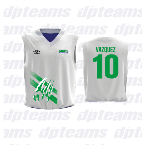 JERSEY BASQUET BLANCO UNISEX