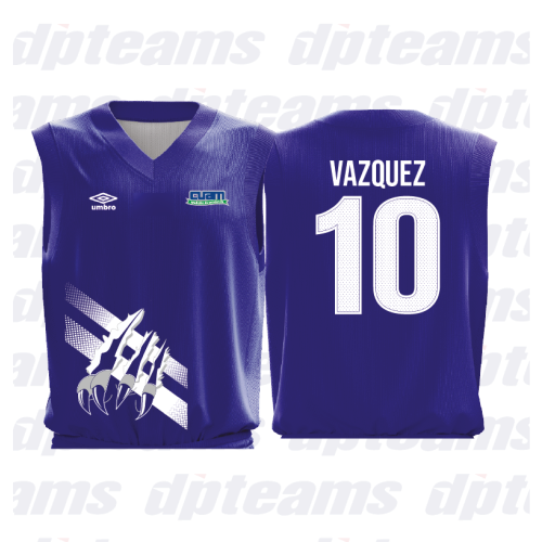 JERSEY BASQUETBOL AZUL REY 