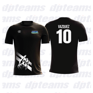 JERSEY FUTBOL VARONES NEGRO