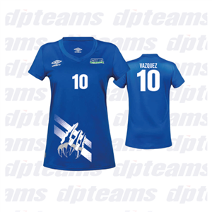 JERSEY VOLLEY DAMA AZUL REY